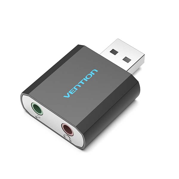 VENTION VAB-S17-B USB Metal External Sound Card