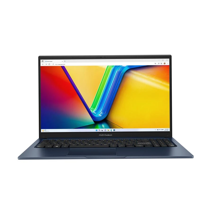 ASUS VIVOBOOK 15 A1504VA-BQ391W,INTEL CORE 5,120U, 8GB DDR5 RAM, 512GB G4 SSD, 15.6 INCH FHD IPS, FINGERPRINT, MILITARY GRADE, WIFI6, WIN 11, QUIET BLUE LAPTOP